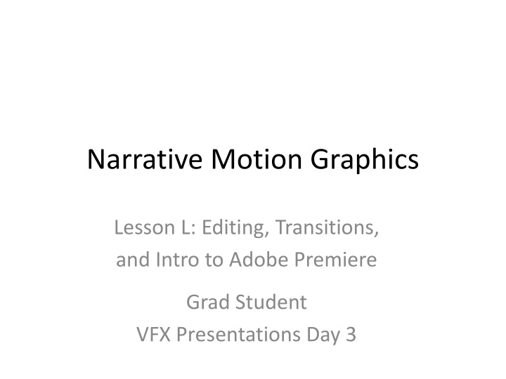 narrative motion graphics