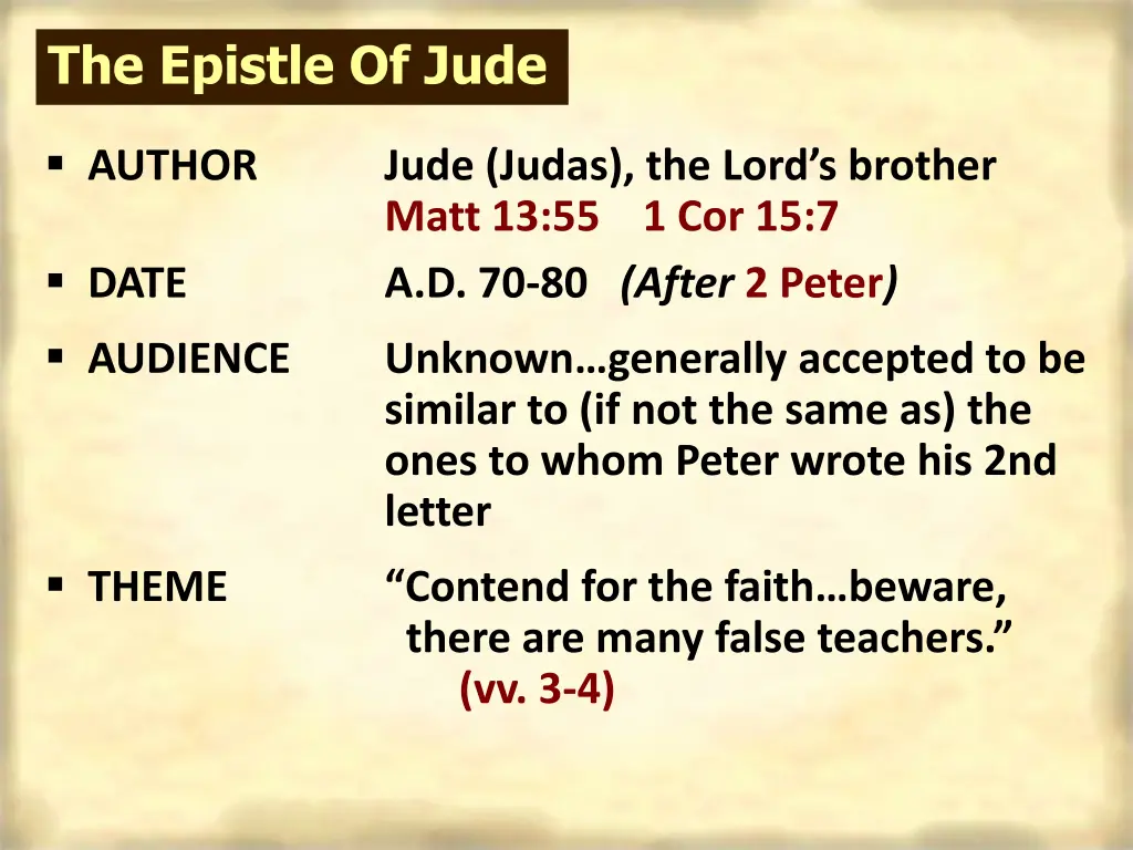 the epistle of jude