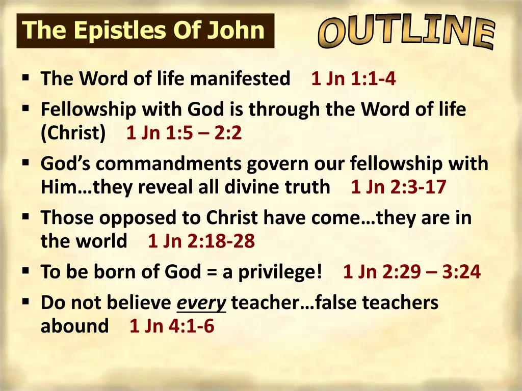 the epistles of john 2