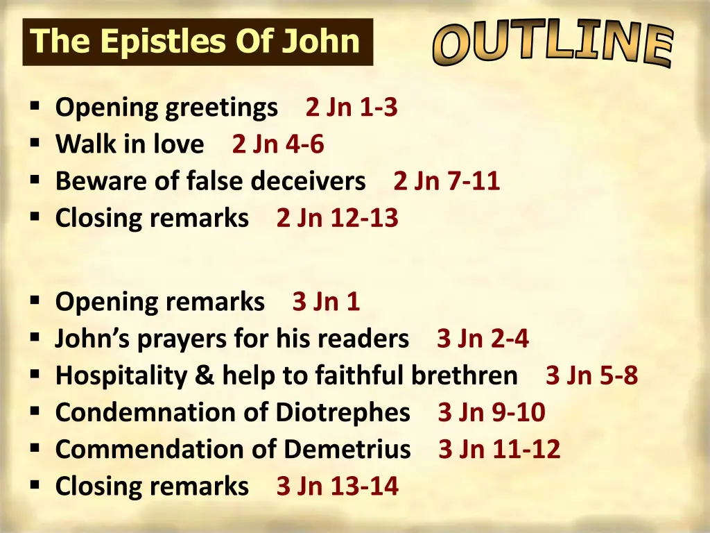 the epistles of john 4