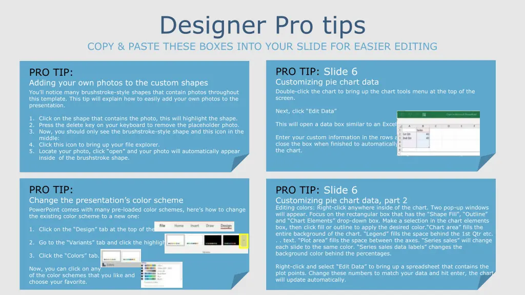 designer pro tips