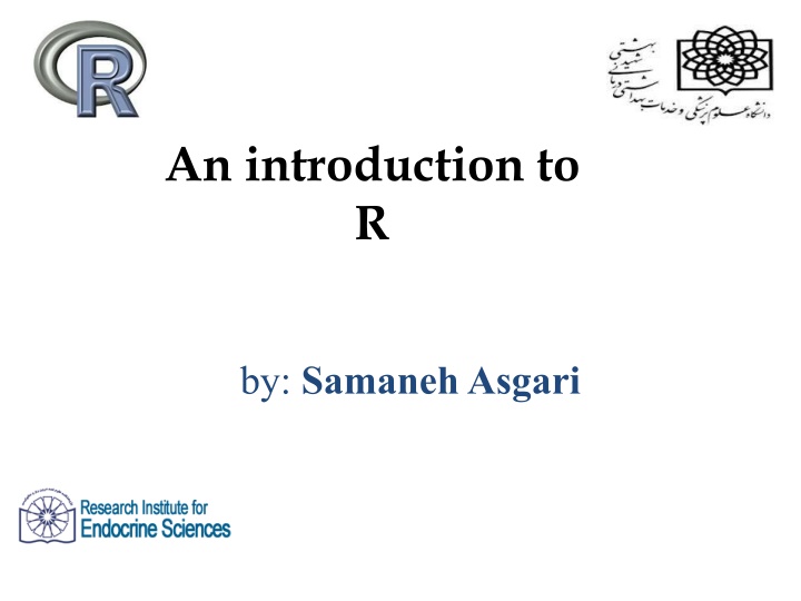 an introduction to r