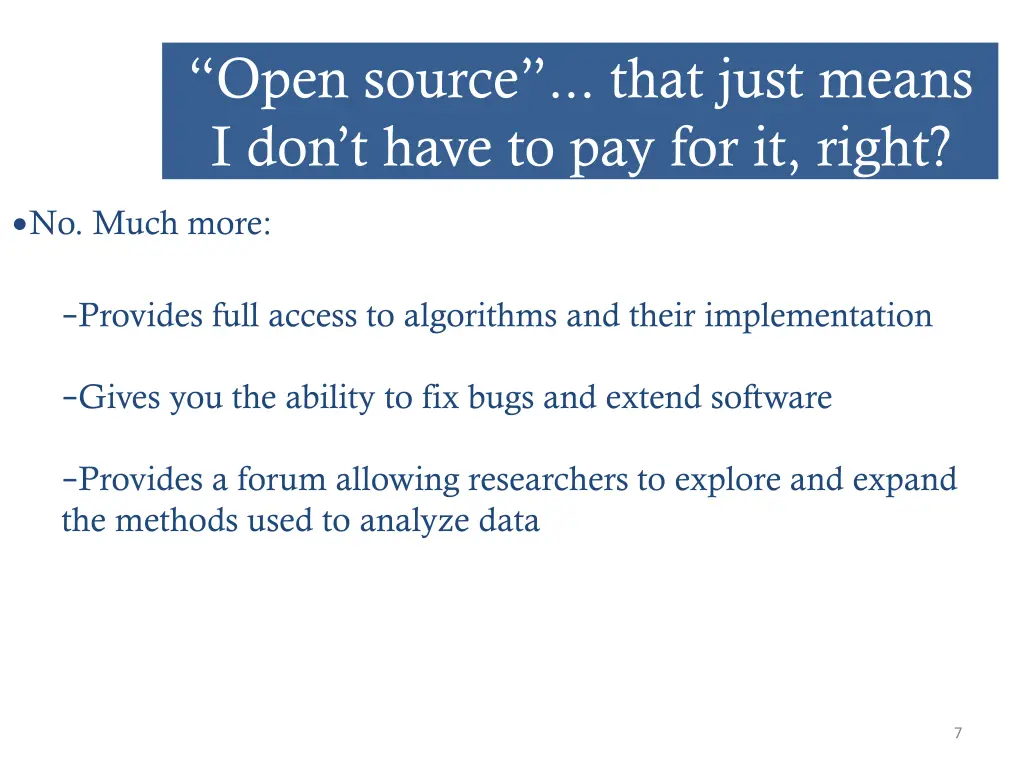 open source that just means i don t have