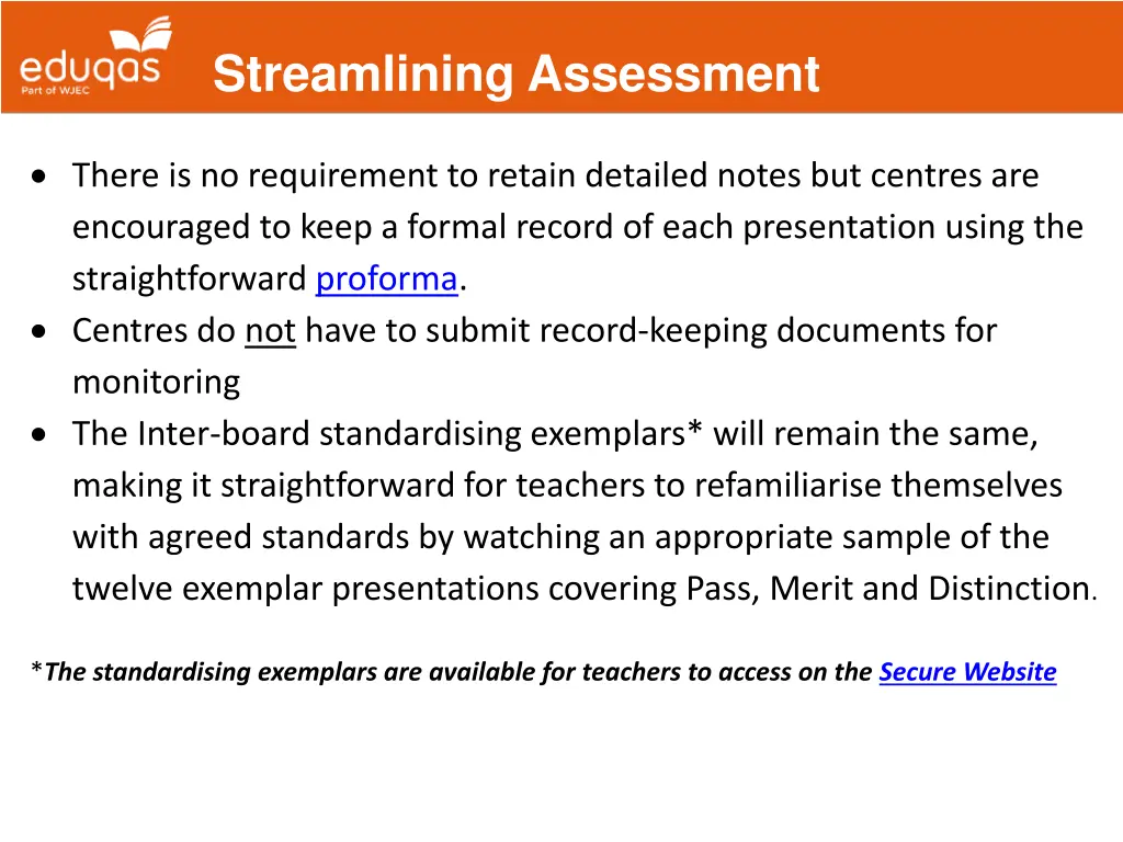 streamlining assessment 1