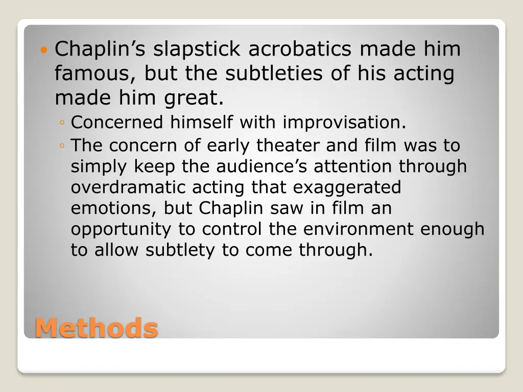 chaplin s slapstick acrobatics made him famous