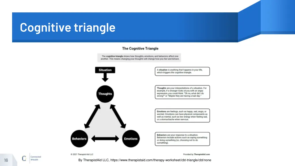 cognitive triangle