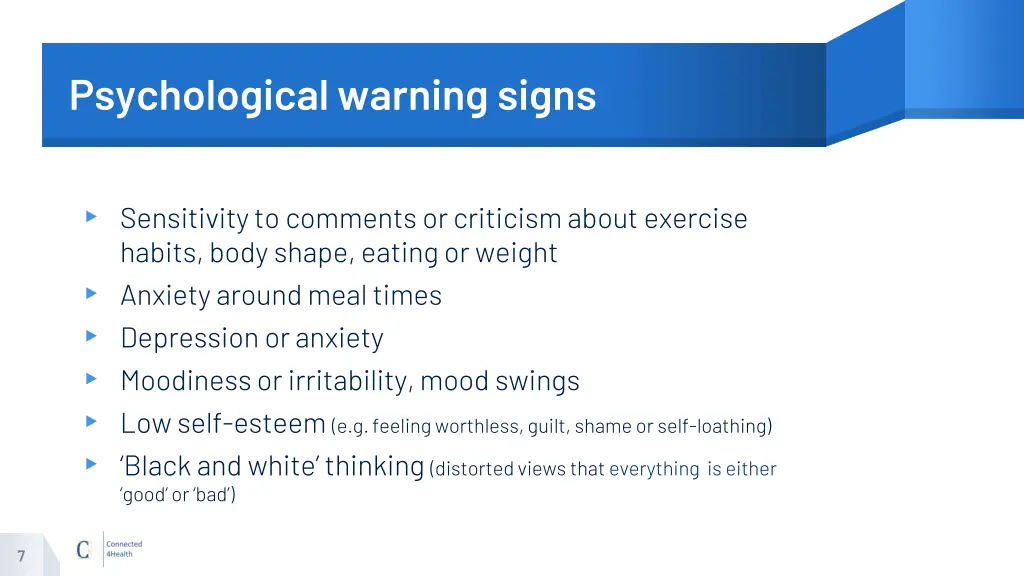 psychological warning signs 1