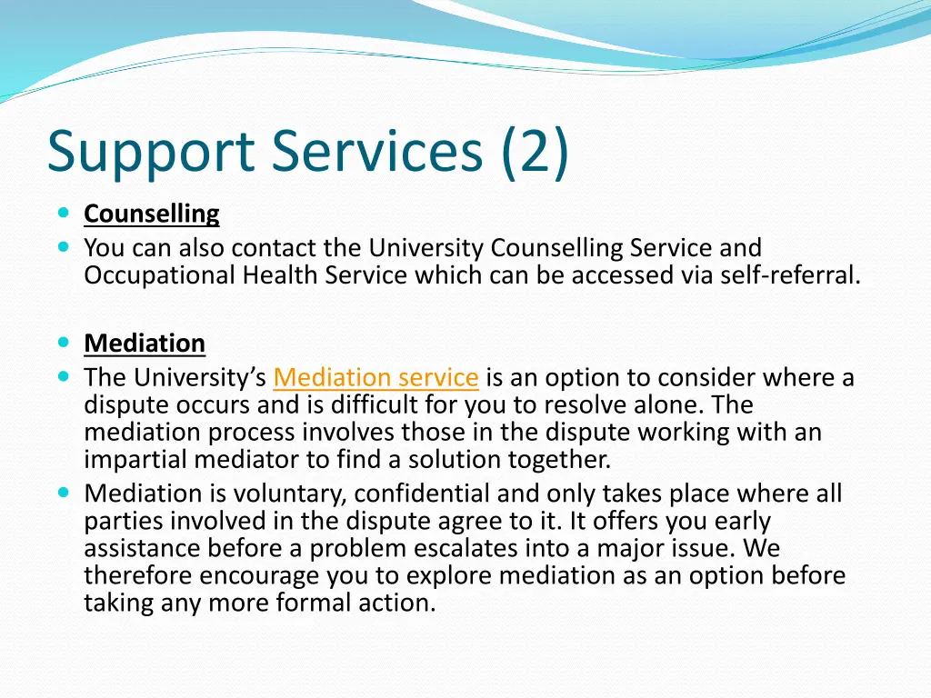 support services 2 counselling you can also