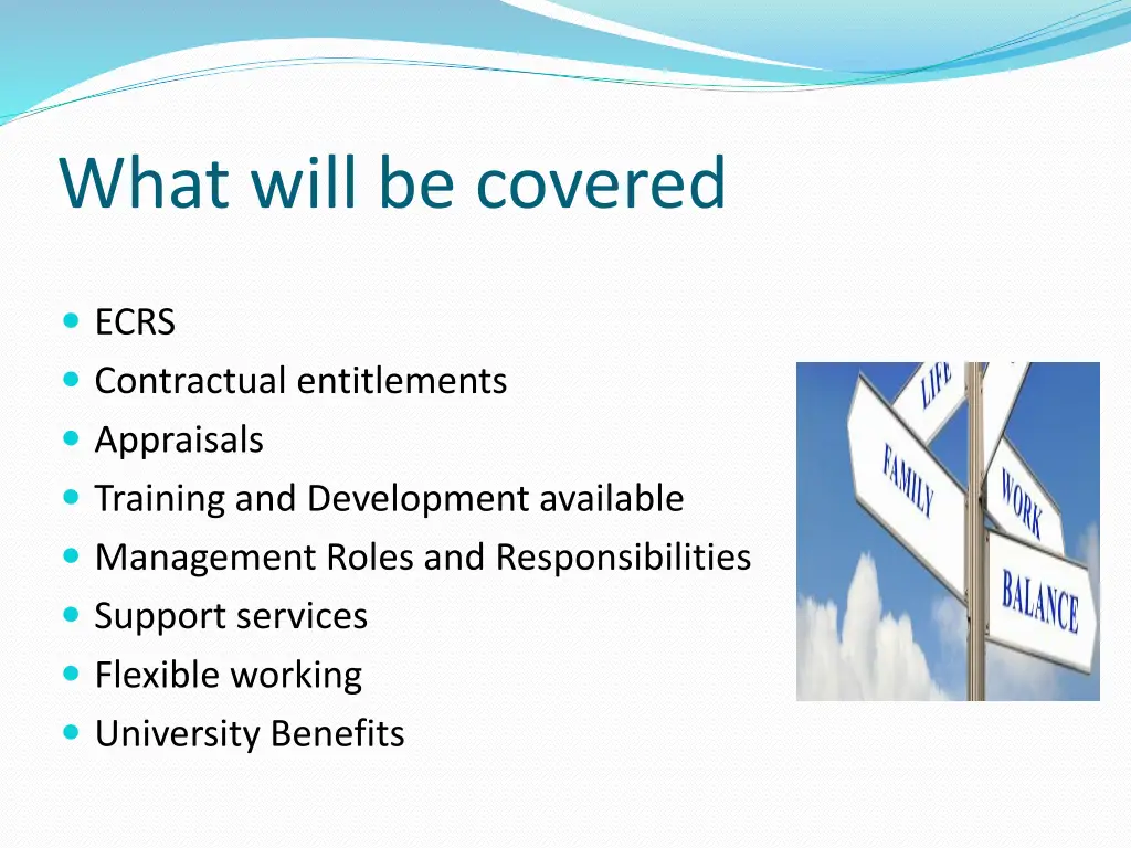 what will be covered