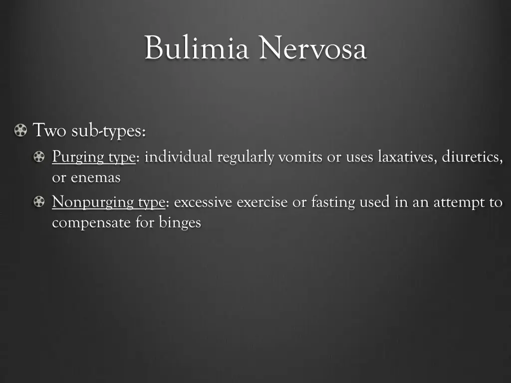 bulimia nervosa