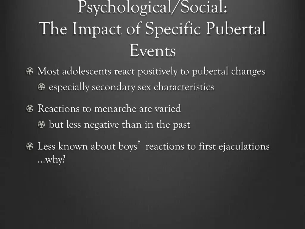 psychological social the impact of specific