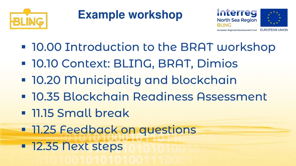 example workshop