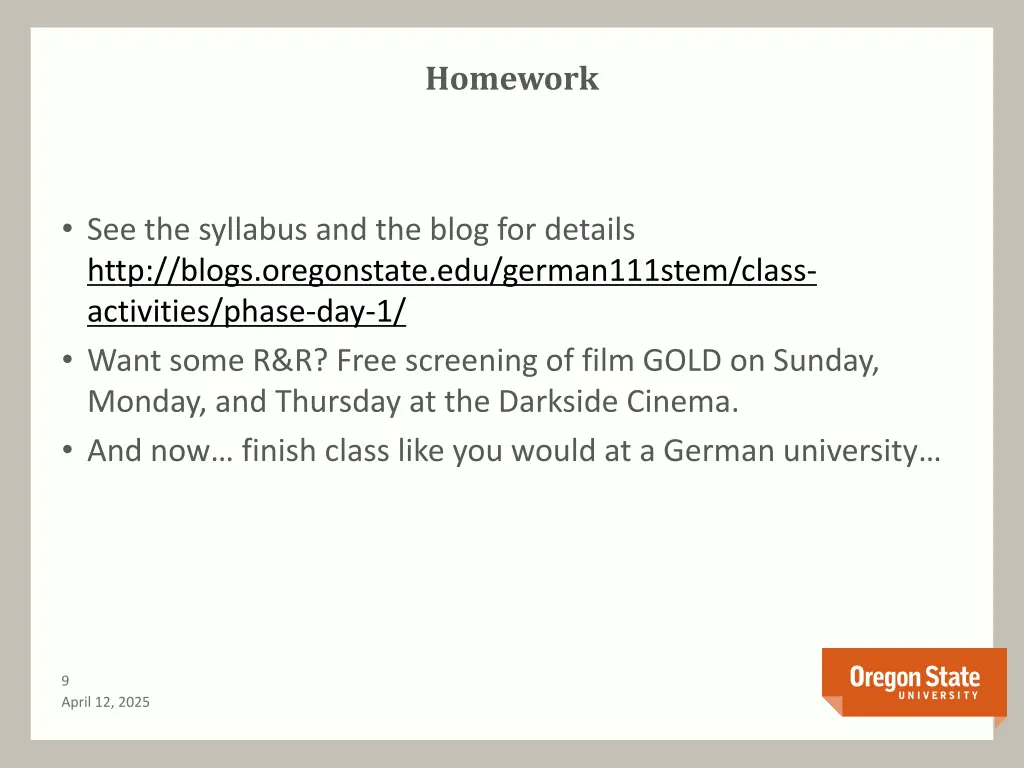 homework