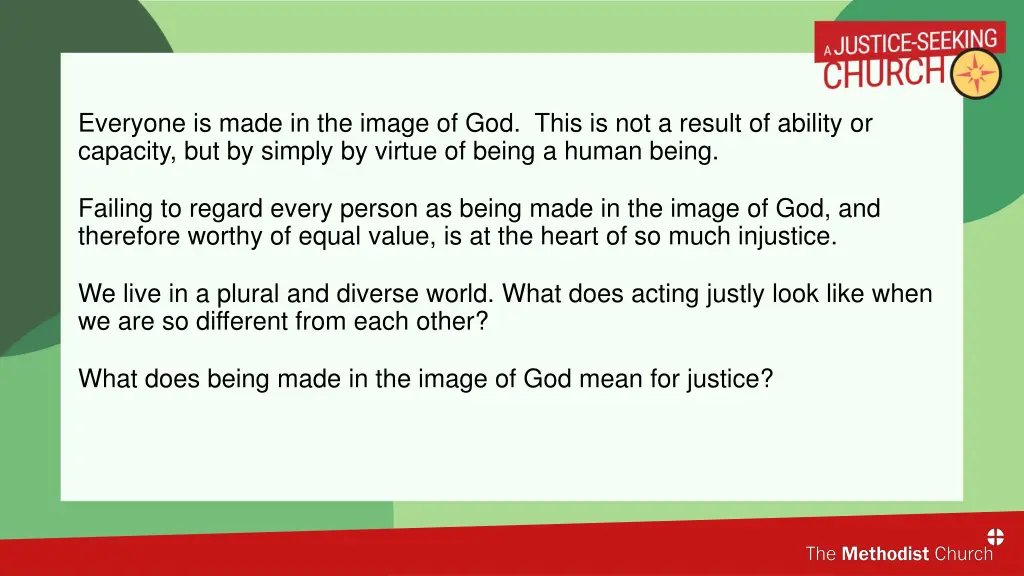 everyone is made in the image of god this