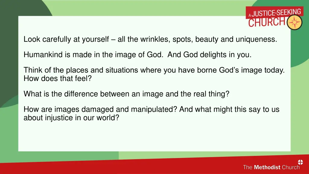 look carefully at yourself all the wrinkles spots