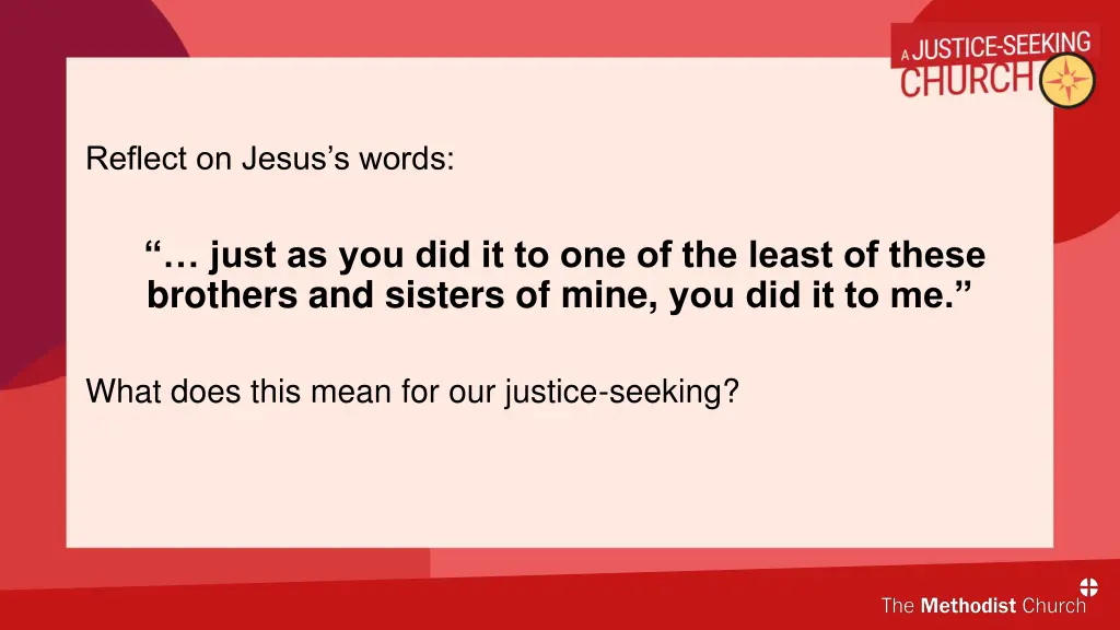 reflect on jesus s words
