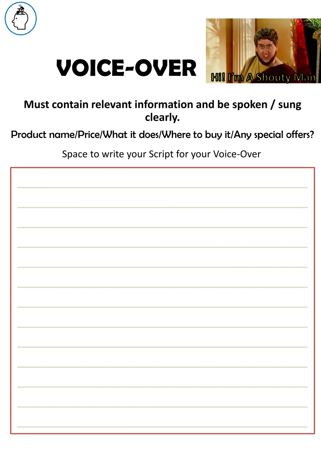 voice over
