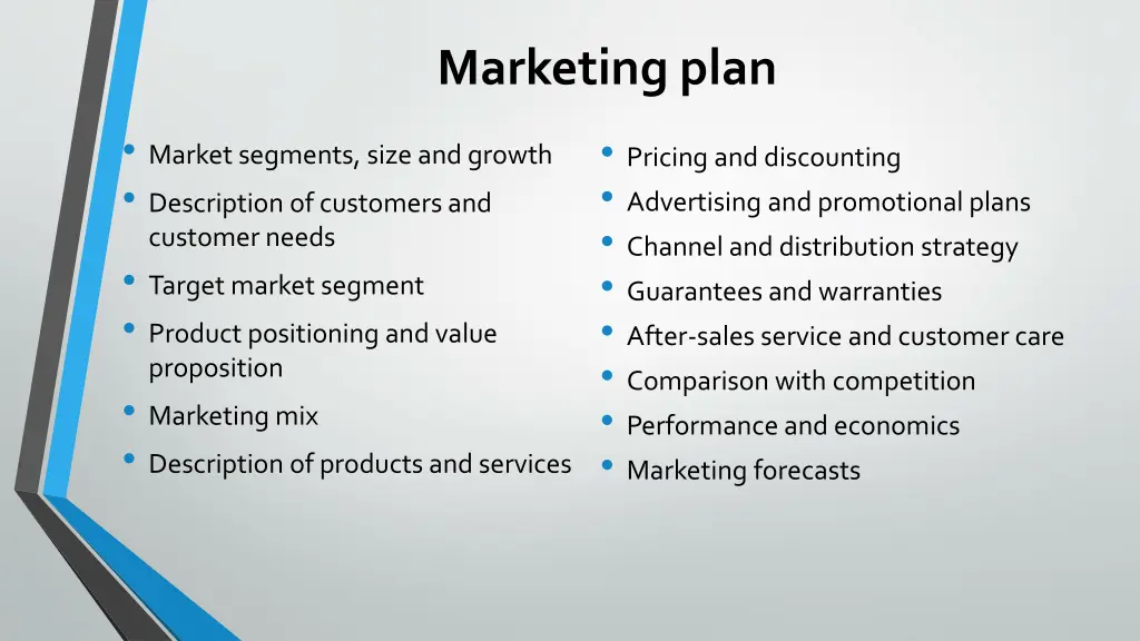 marketing plan