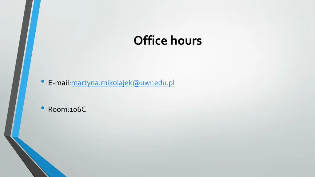 office hours