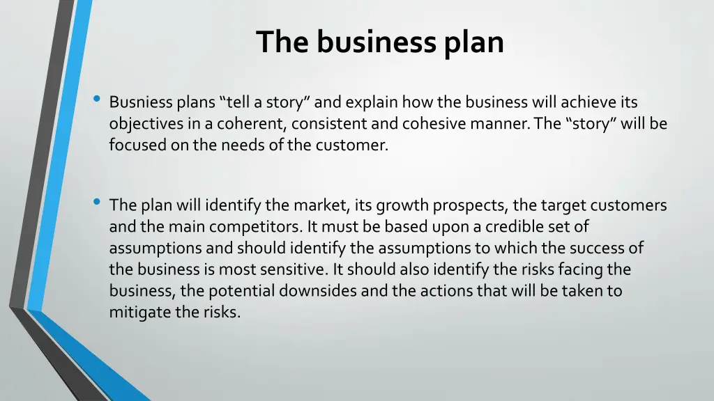 the business plan 1