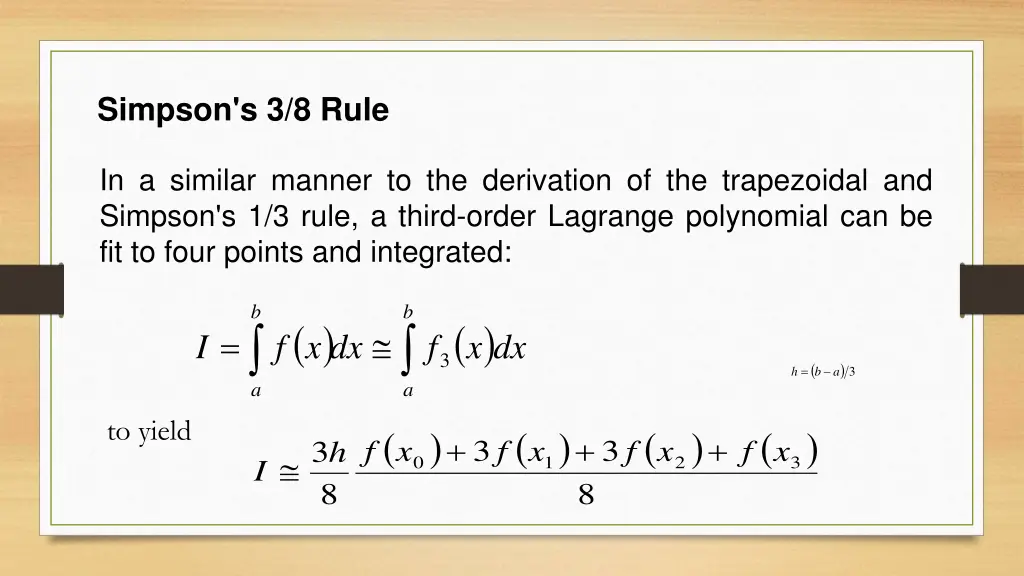 simpson s 3 8 rule