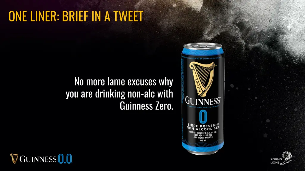 one liner brief in a tweet