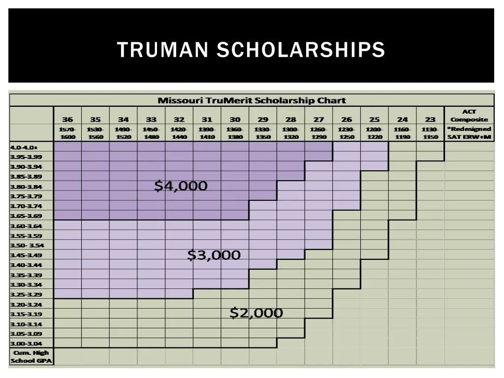 truman scholarships 1