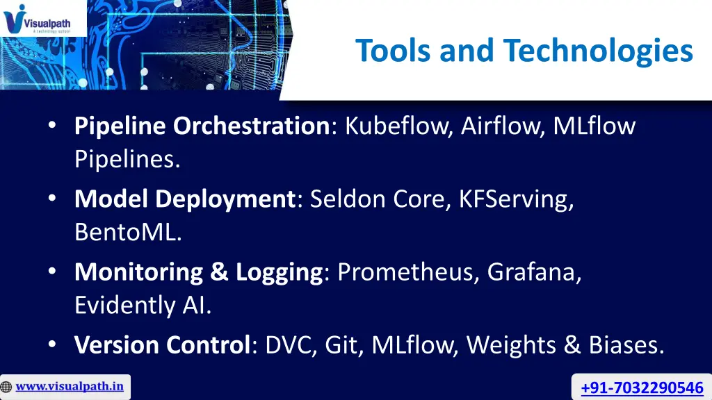 tools and technologies