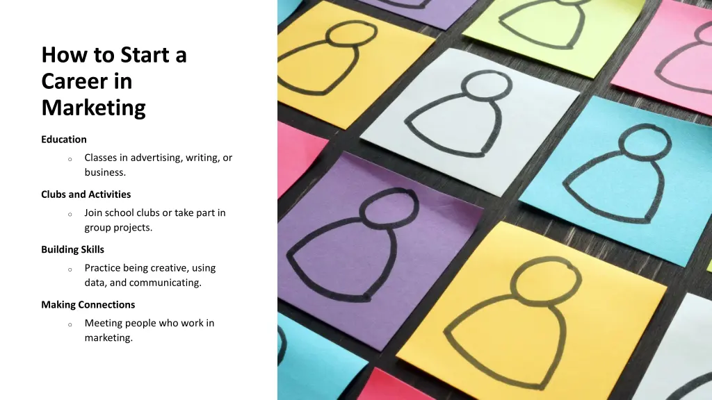 how to start a career in marketing