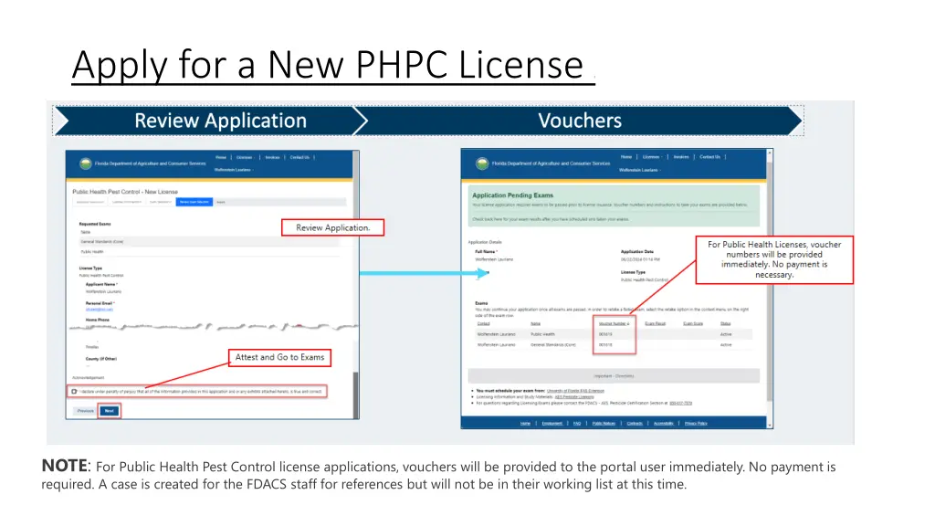 apply for a new phpc license 2