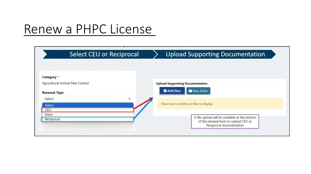 renew a phpc license 3