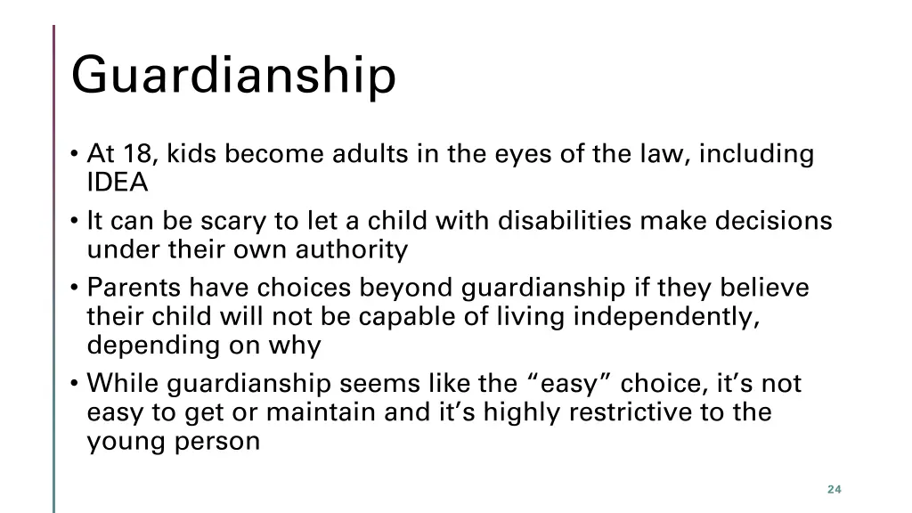 guardianship