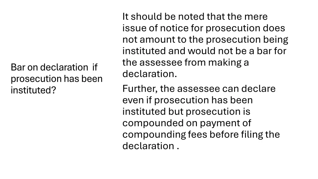 it should be noted that the mere issue of notice