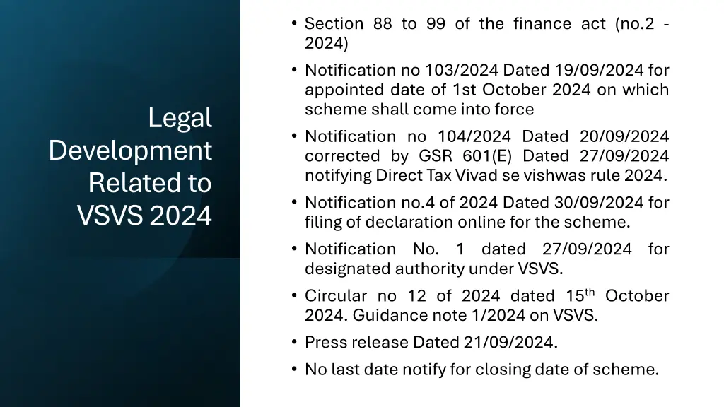 section 88 to 99 of the finance act no 2 2024