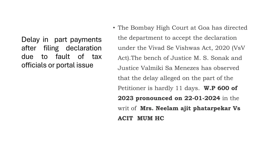 the bombay high court at goa has directed