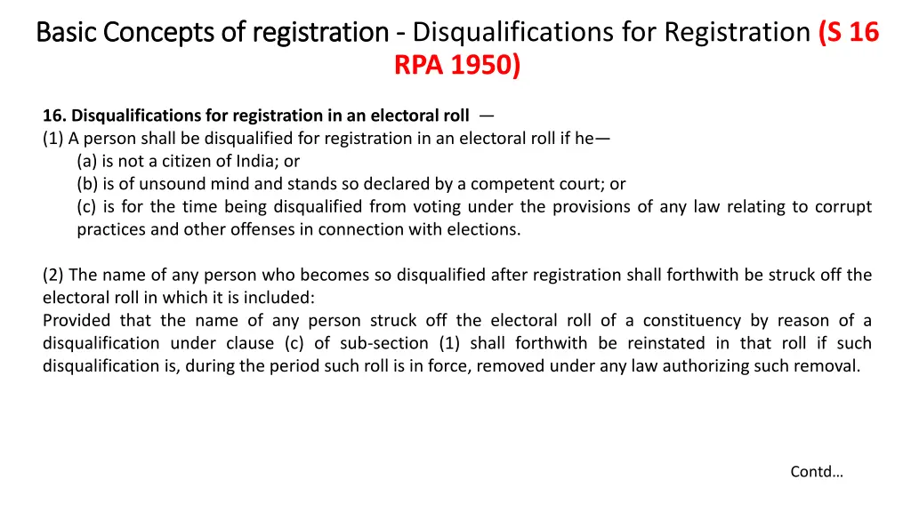 basic concepts of registration basic concepts