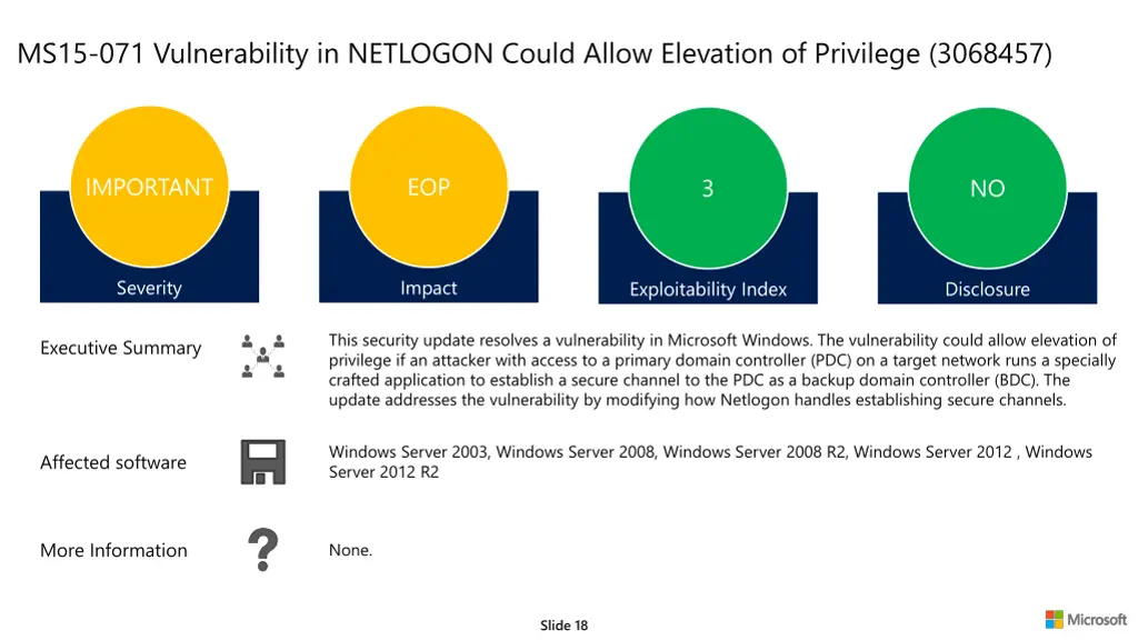 ms15 071 vulnerability in netlogon could allow