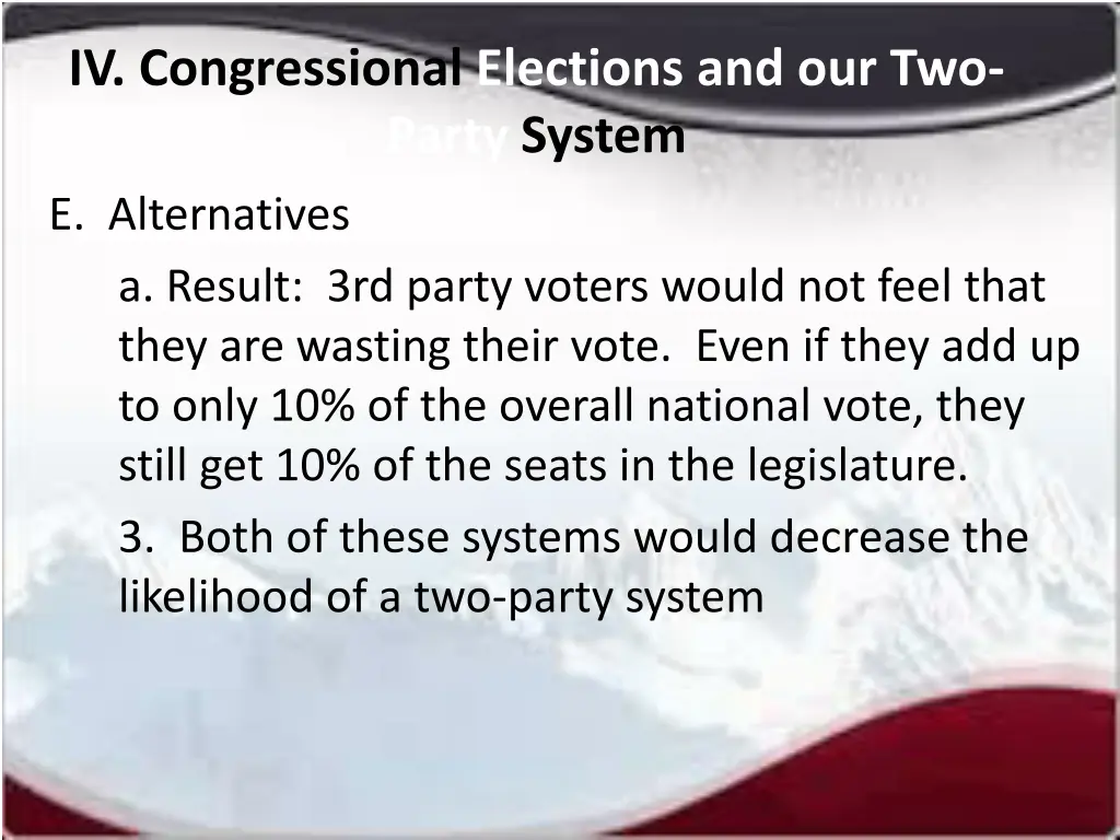 iv congressional elections and our two party 11