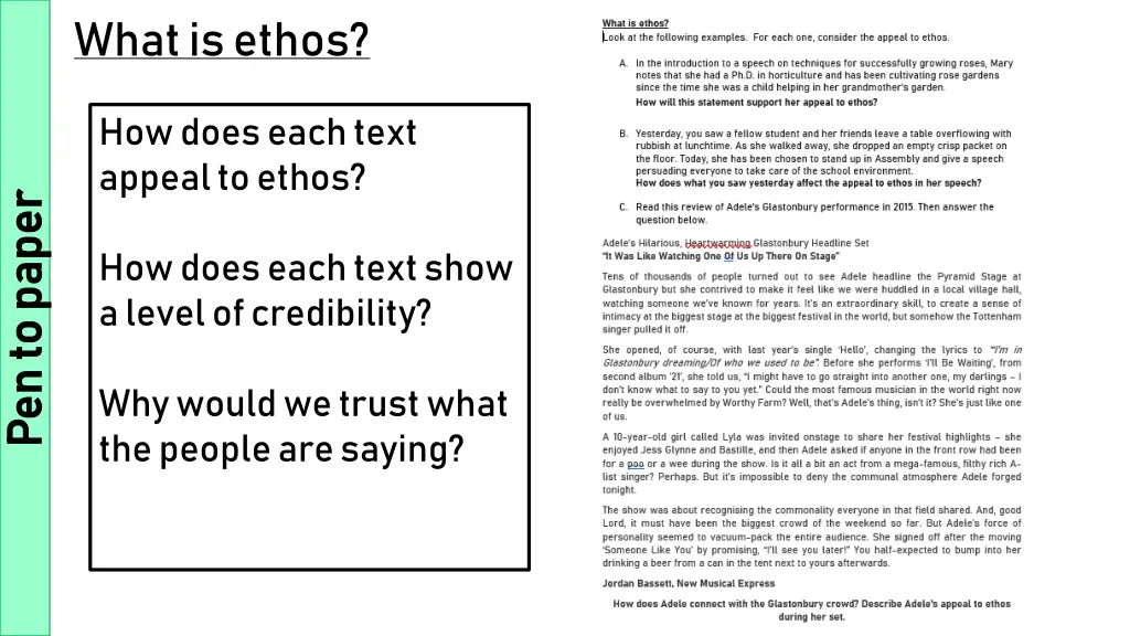 what is ethos