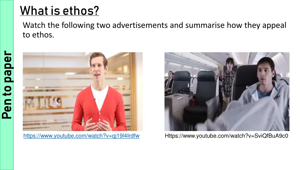 what is ethos watch the following
