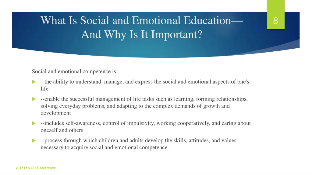 what is social and emotional education
