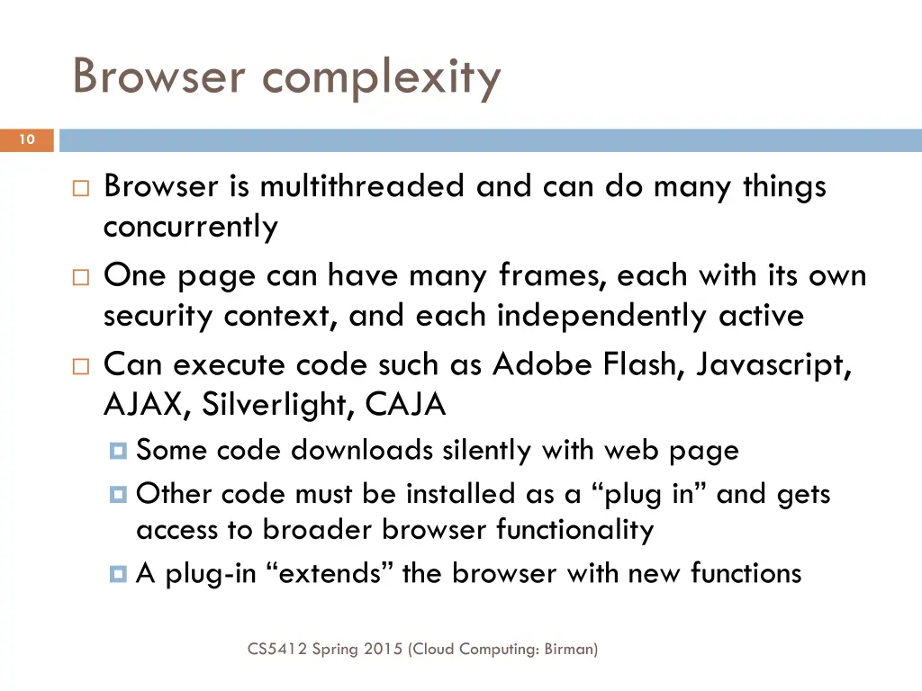 browser complexity