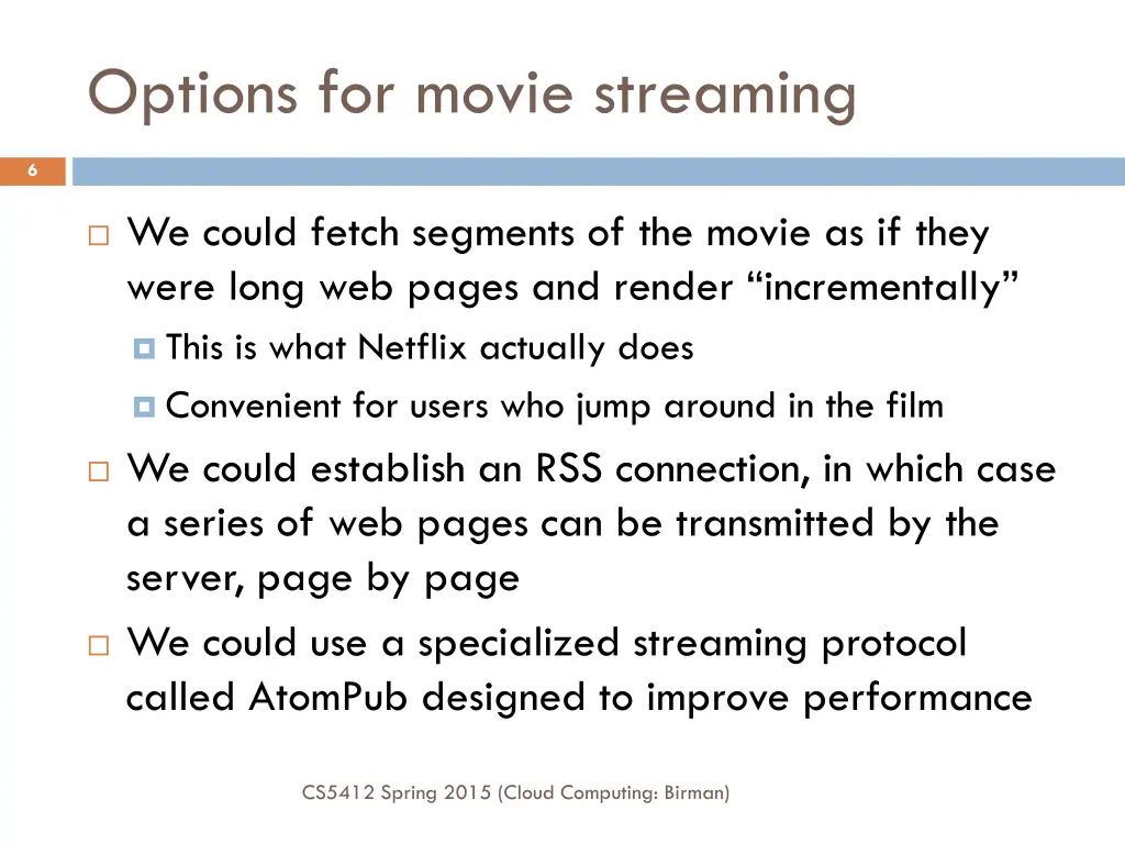 options for movie streaming