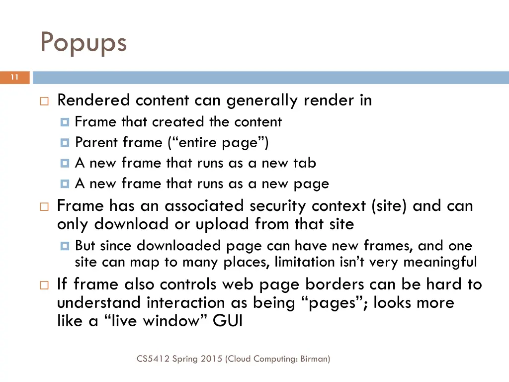 popups