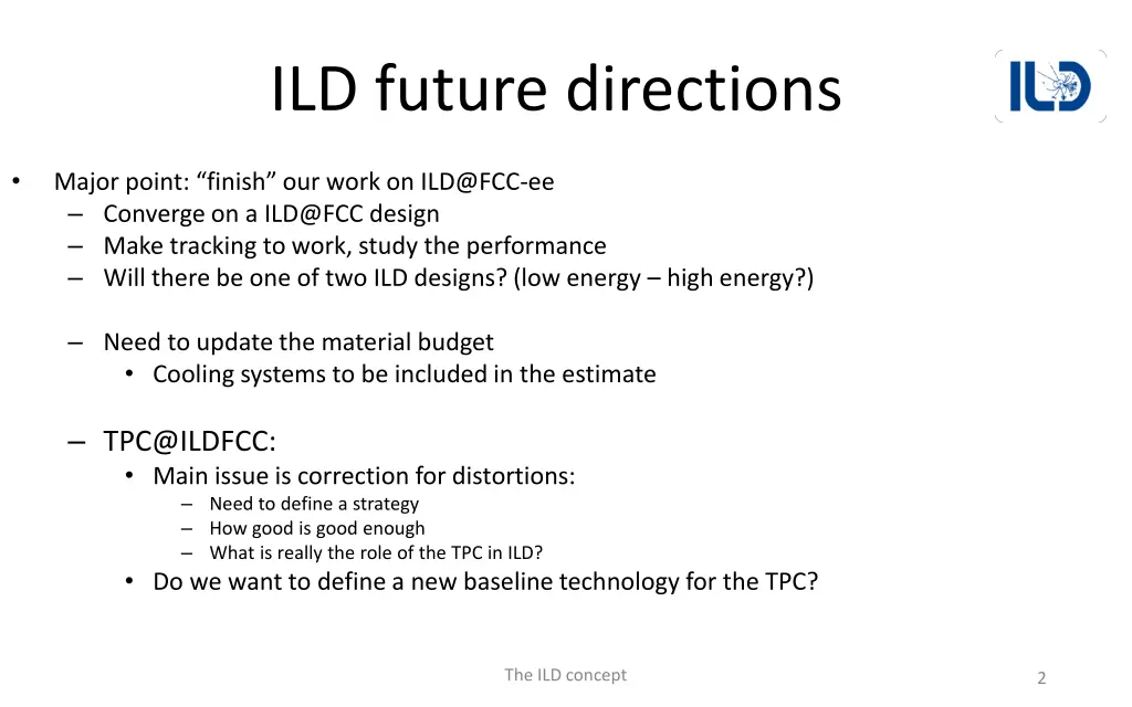 ild future directions