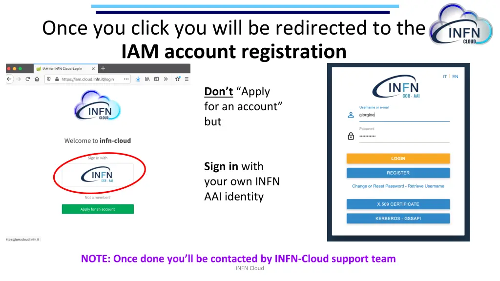 once you click you will be redirected