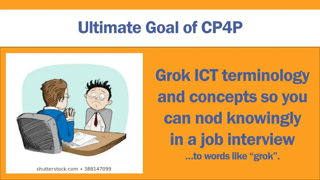 ultimate goal of cp4p