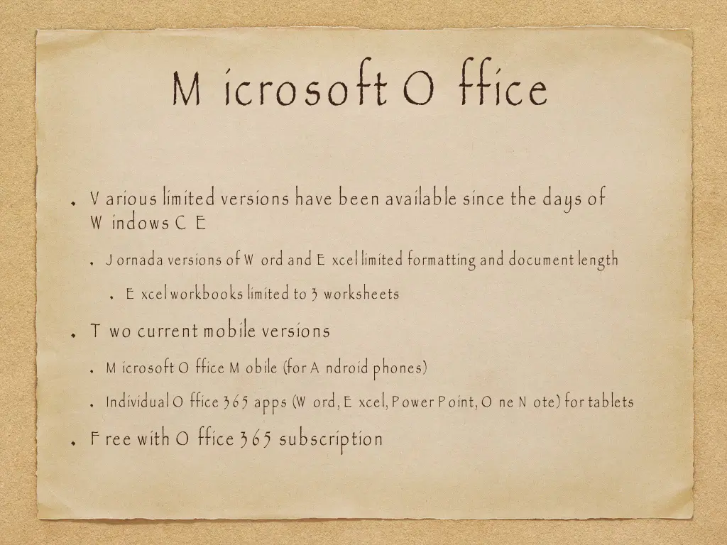 m icrosoft o ffice