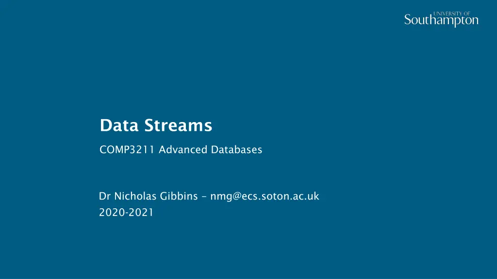 data streams