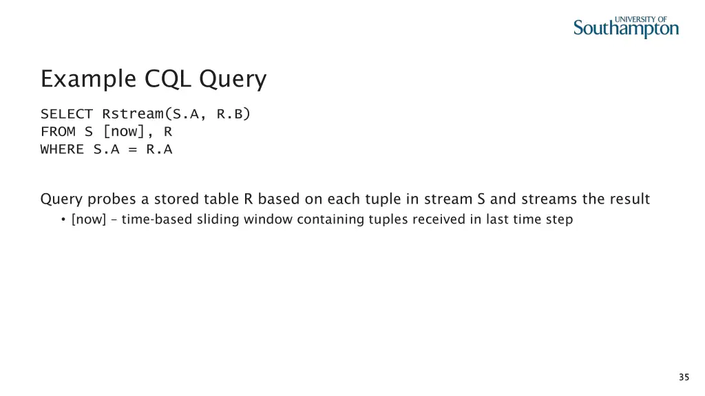 example cql query 3